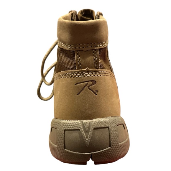 Rothco V-Max Lightweight Tactical Boot - AR 670-1 Coyote Brown - 6 Inch Size 12 - Picture 12 of 15